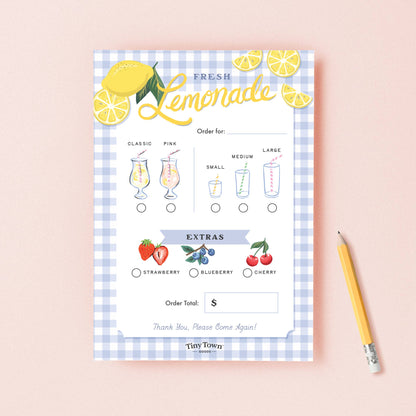 Play Notepad - Lemonade Stand