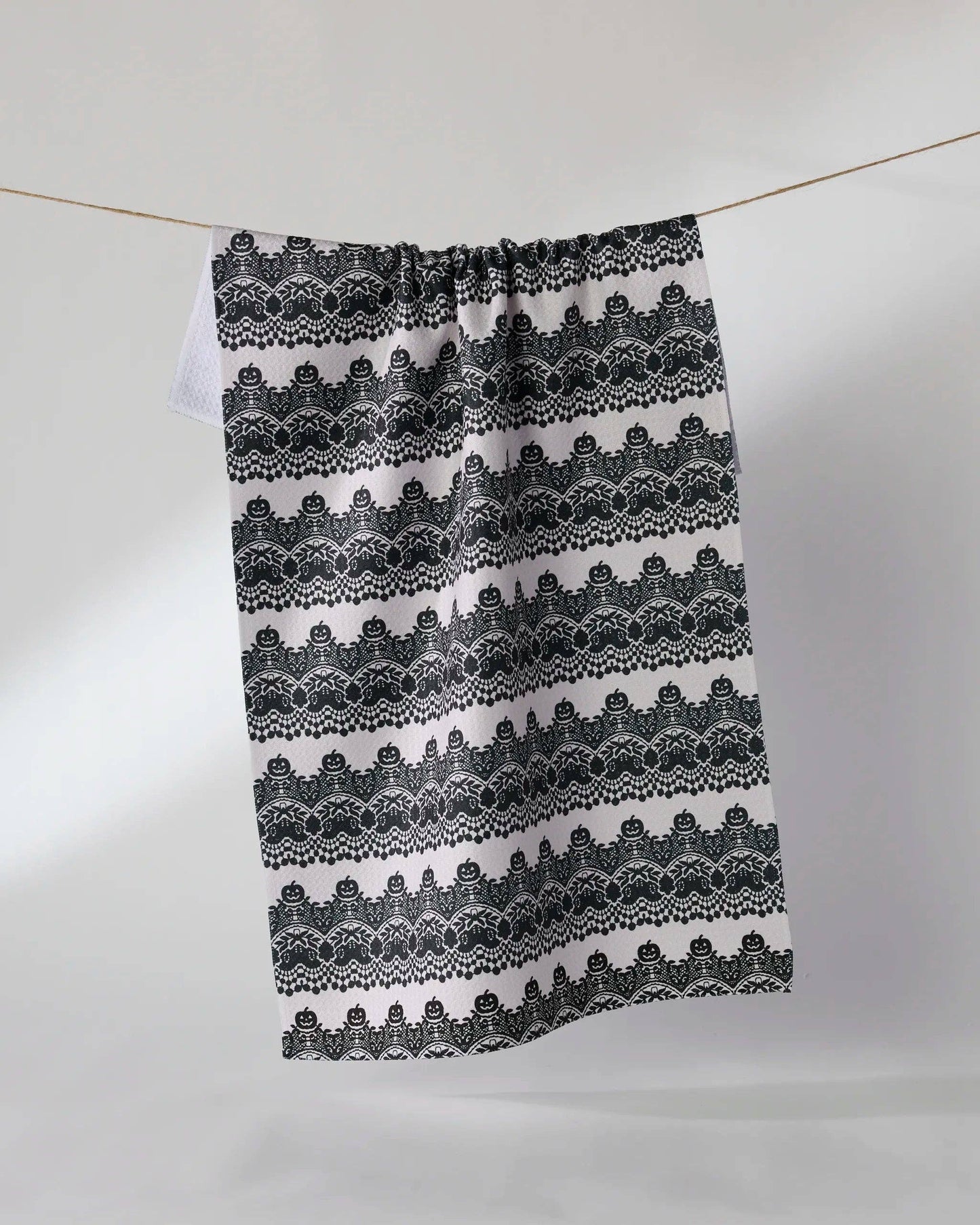 Midnight Lace Tea Towel