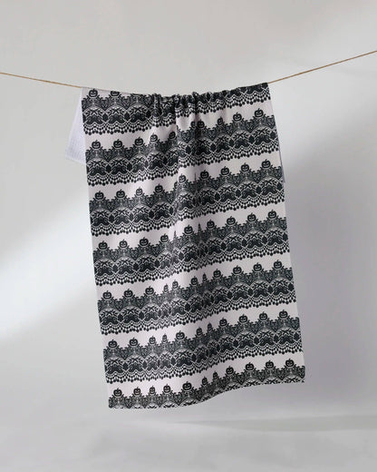 Midnight Lace Tea Towel
