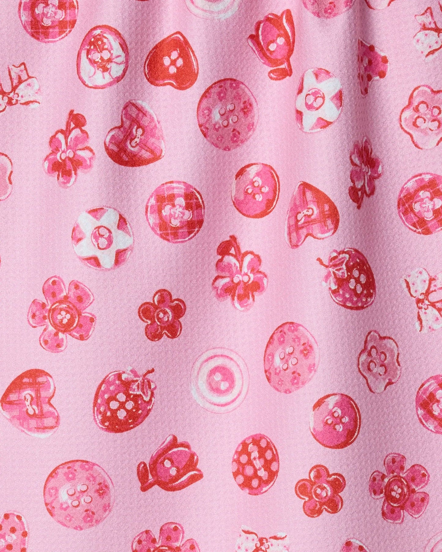 Collecting Buttons Tea Towel