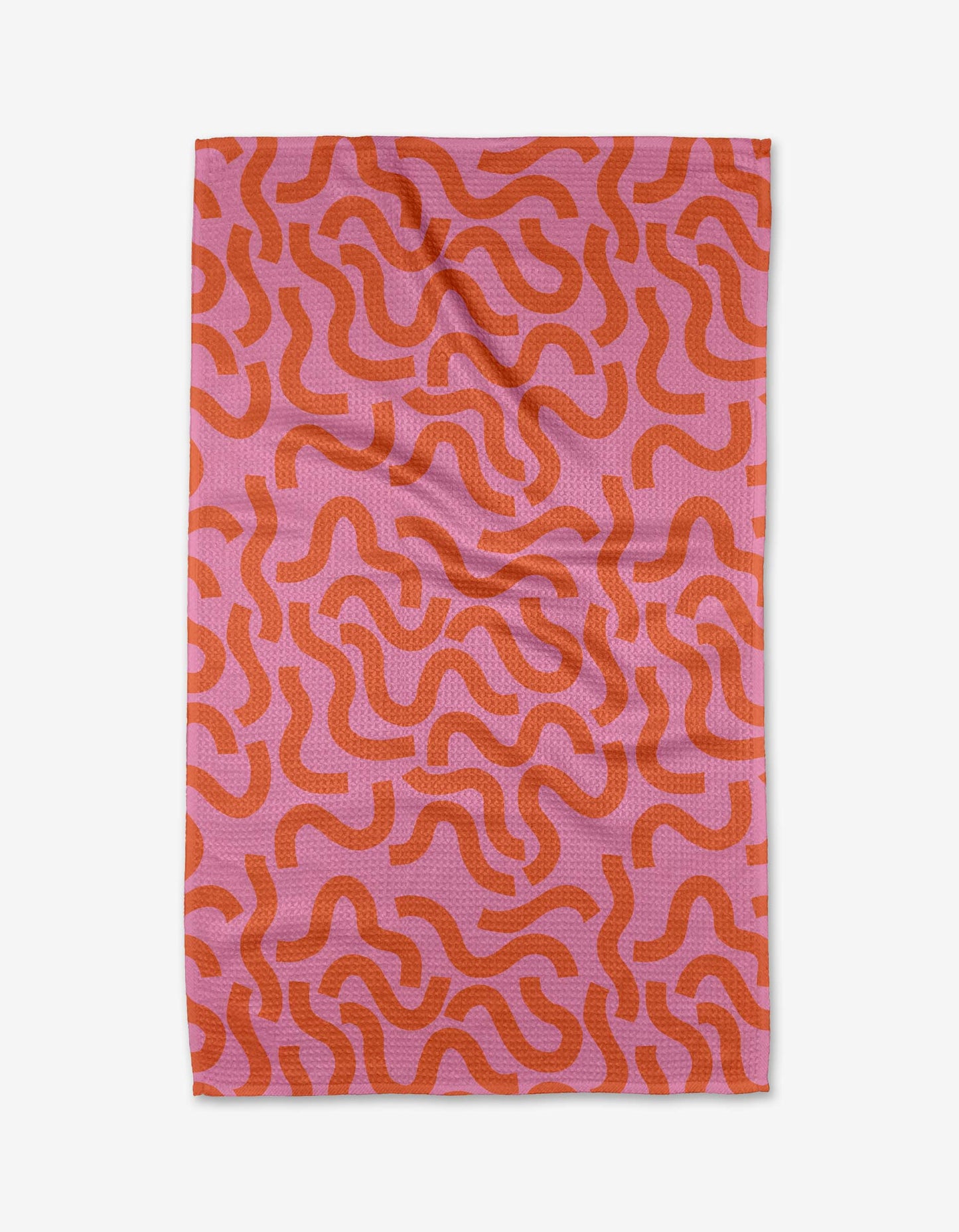 Abstract Snake Tea Towel
