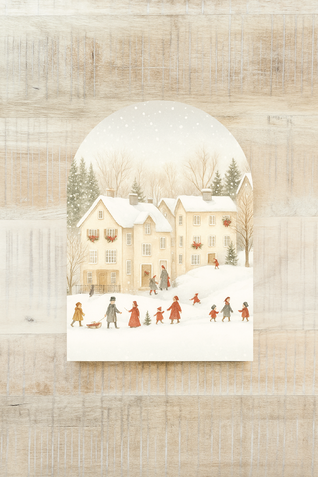 Winter Houses, Arch | Christmas 2025: 7x10"