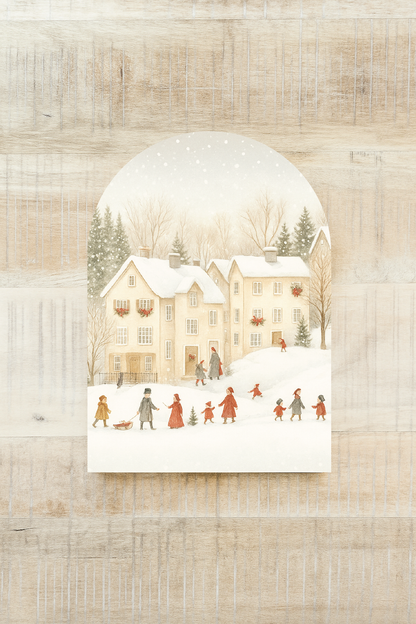 Winter Houses, Arch | Christmas 2025: 7x10"