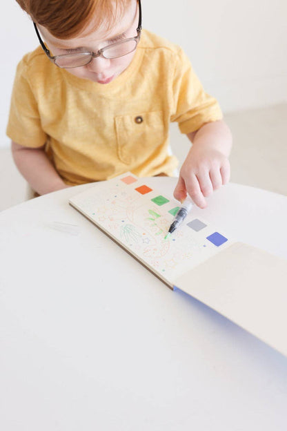 Dinosaur Watercolor Book for Kids Portable, Screen-Free Art