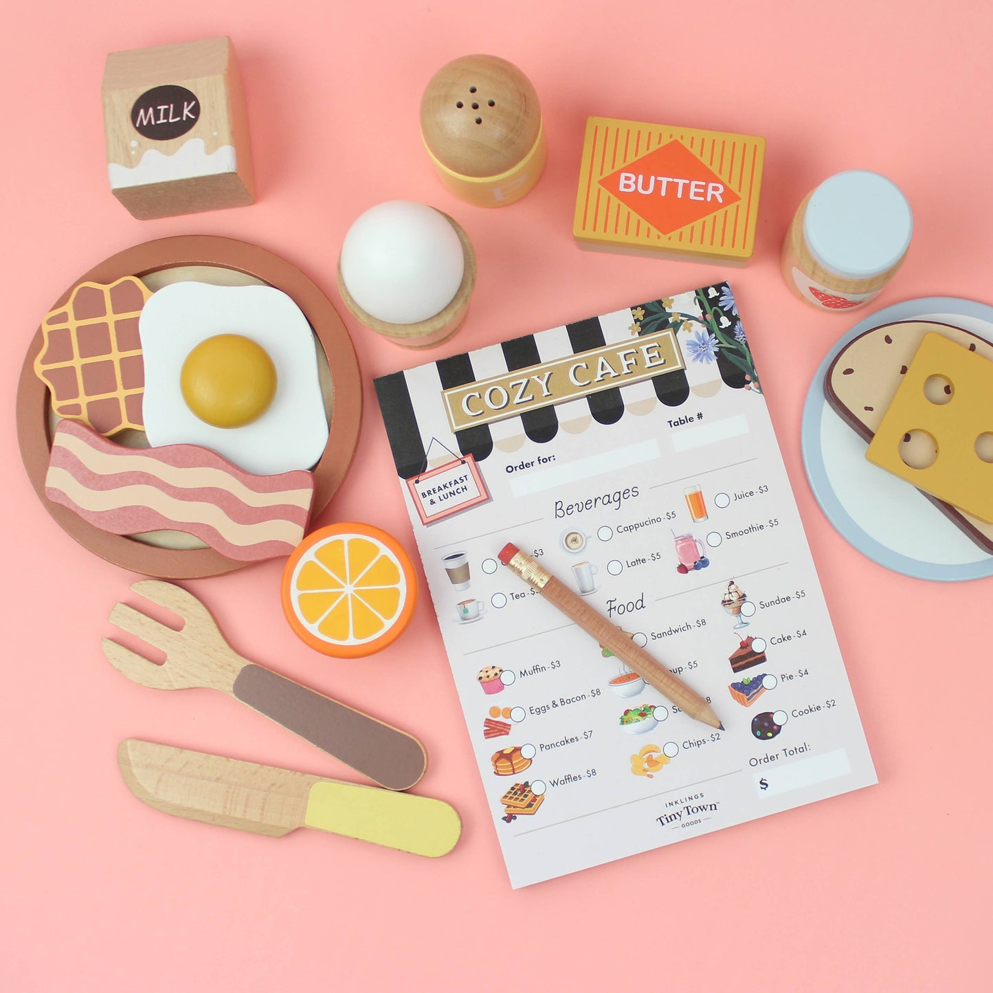 Tiny Town Play Notepad - Cozy Cafe