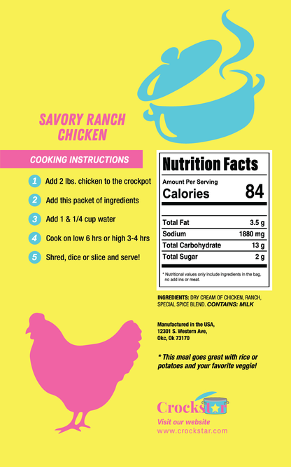 Savory Ranch Chicken 