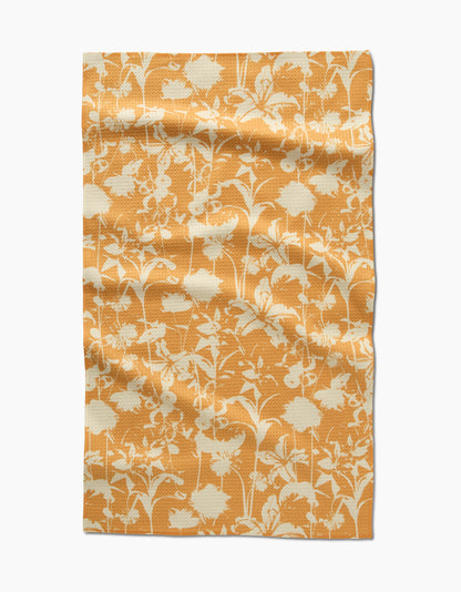 Geometry Tea Towel-Floral Invertion