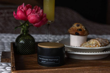 Farmhouse Mornings Candle: 12 oz