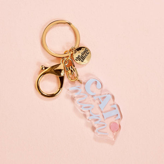 Acrylic Keychain–Cat Mom