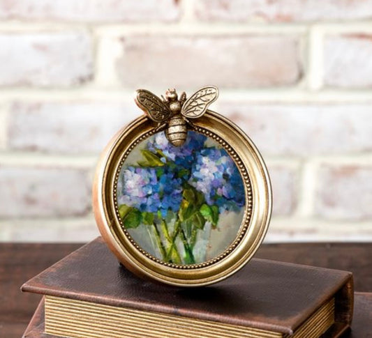 Gold Bee Photo Frame