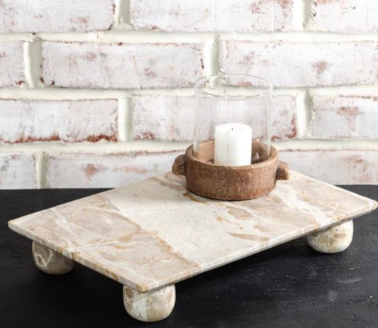 Beige Marble Riser 12x8”