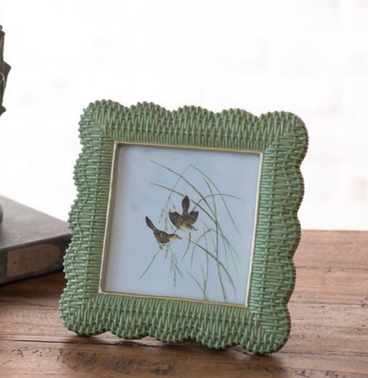 Green Weave Frame 4x4”