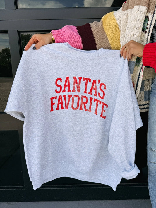 Santa’s Favorite Crew Sweatshirt