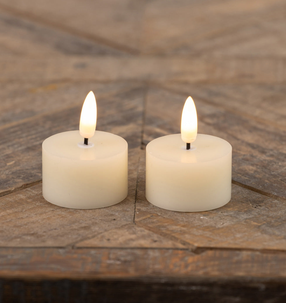 Cream Tealight Candles Set of 2