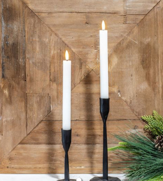 LED Taper Candle Set of 2-Ivory