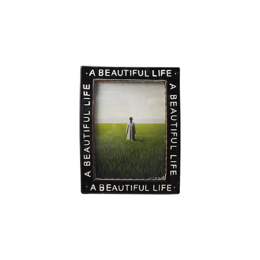 A Beautiful Life Embossed Picture Frame
