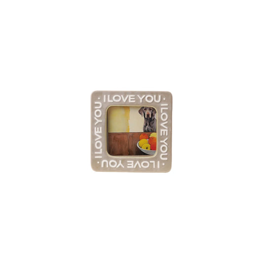 I Love You Embossed Picture Frame