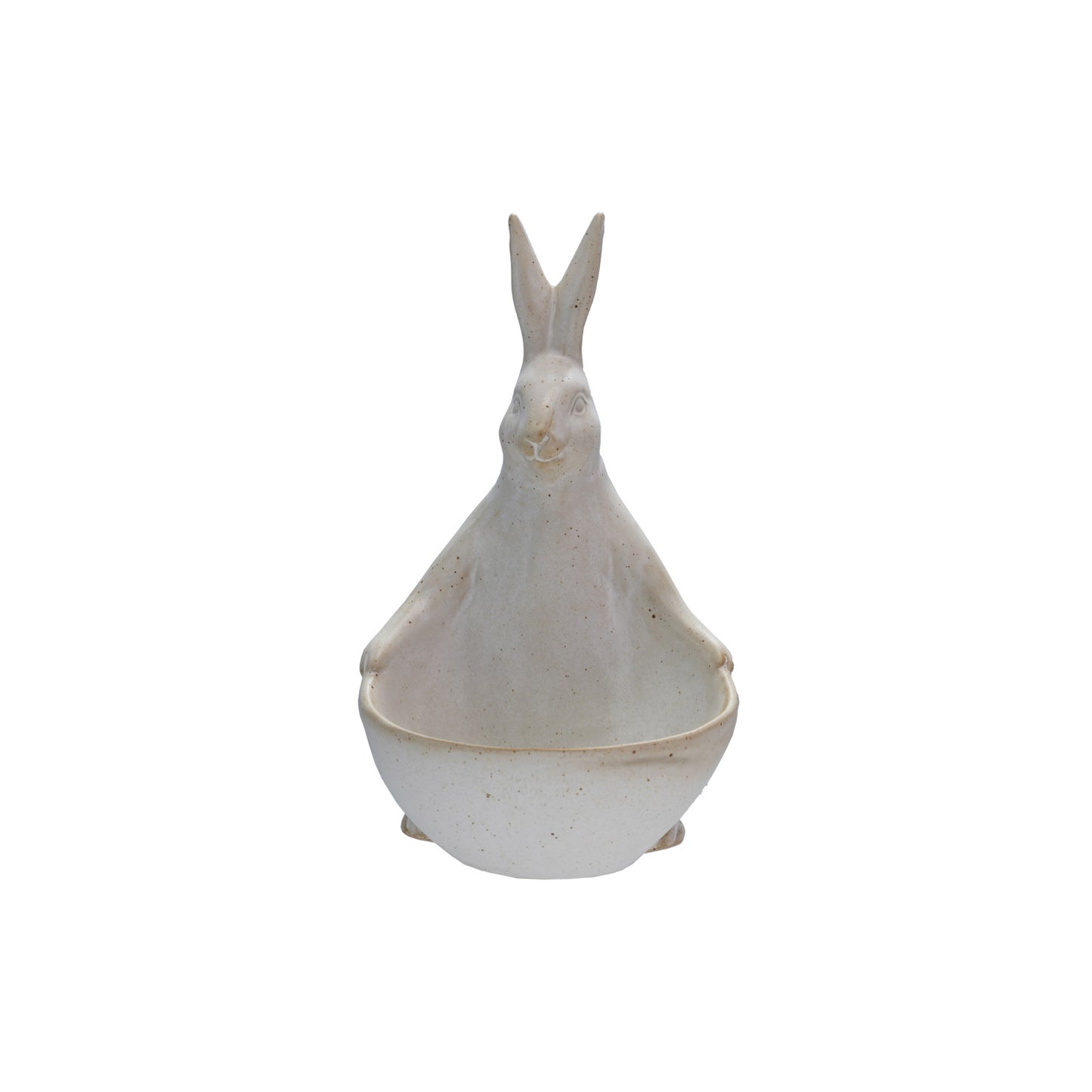 Stoneware Rabbit Bowl