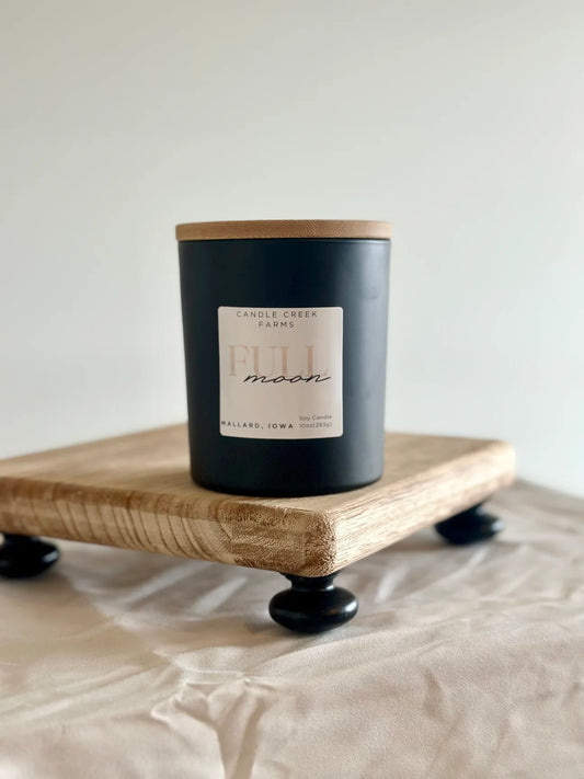 CCF Black Matte Candle-Full Moon