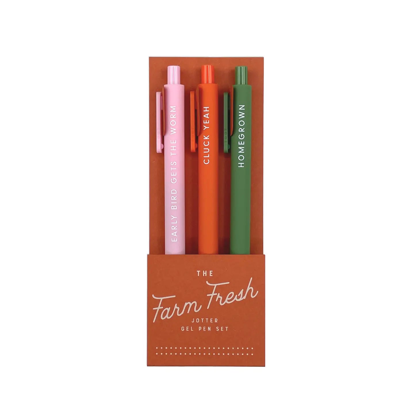 Farm Fresh Jotter Pen Set of 3