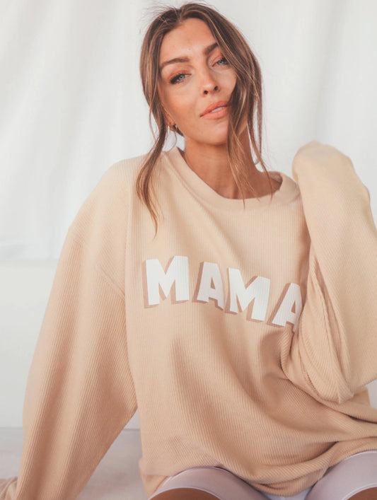 Mama Corded Sweatshirt