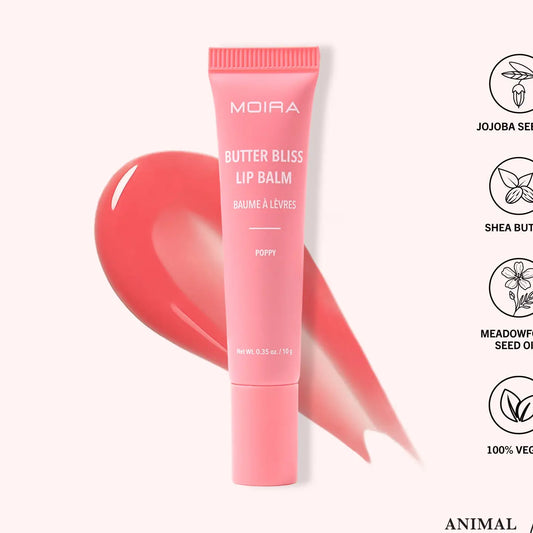 Moira Butter Bliss Lip Balm-Poppy