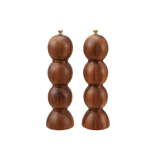 Acacia Wood Salt + Pepper Mill
