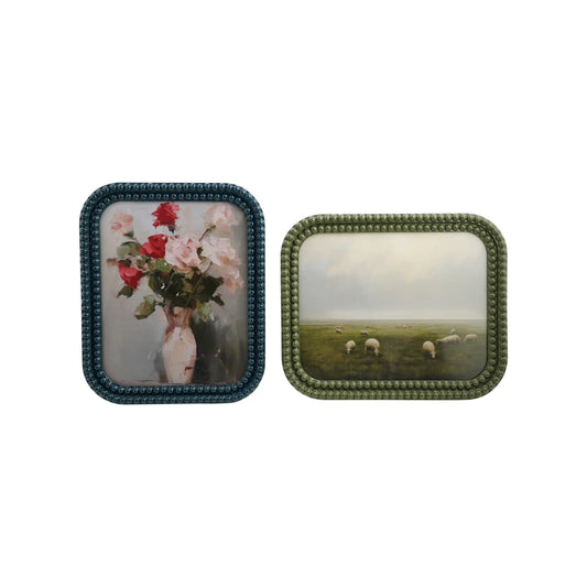 Resin Bobbin Frame (holds 8x10” photo)