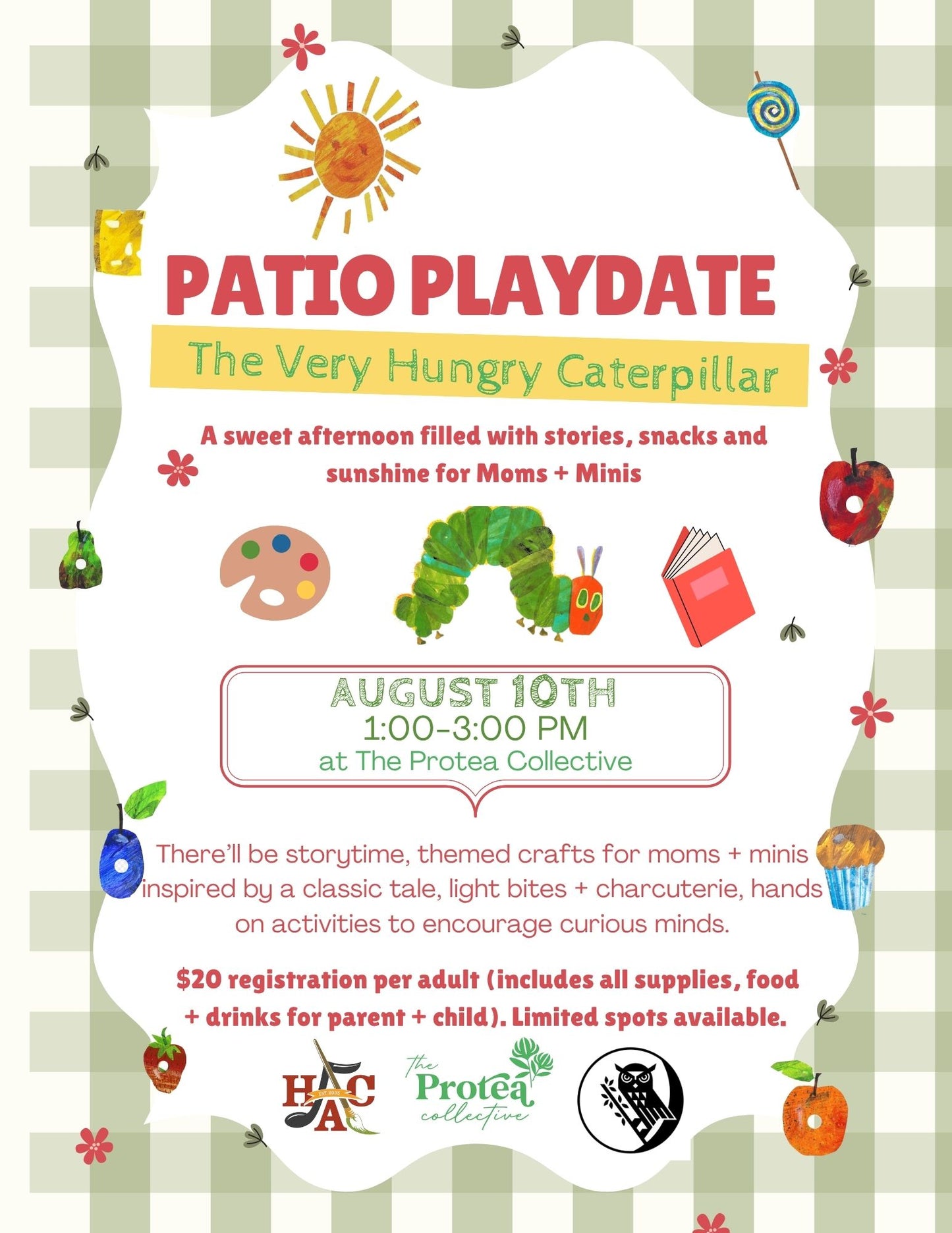 Patio Playdate: The Very Hungry Caterpillar