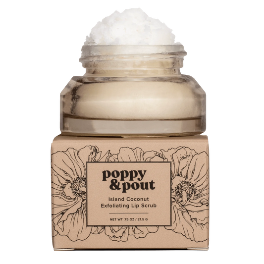 Poppy & Pout Lip Scrub-Island Coconut