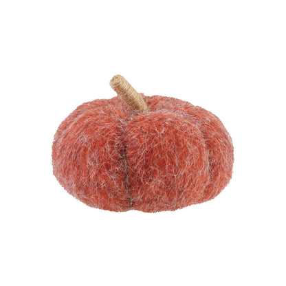 Felt Pumpkin with Jute Wrapped Stem