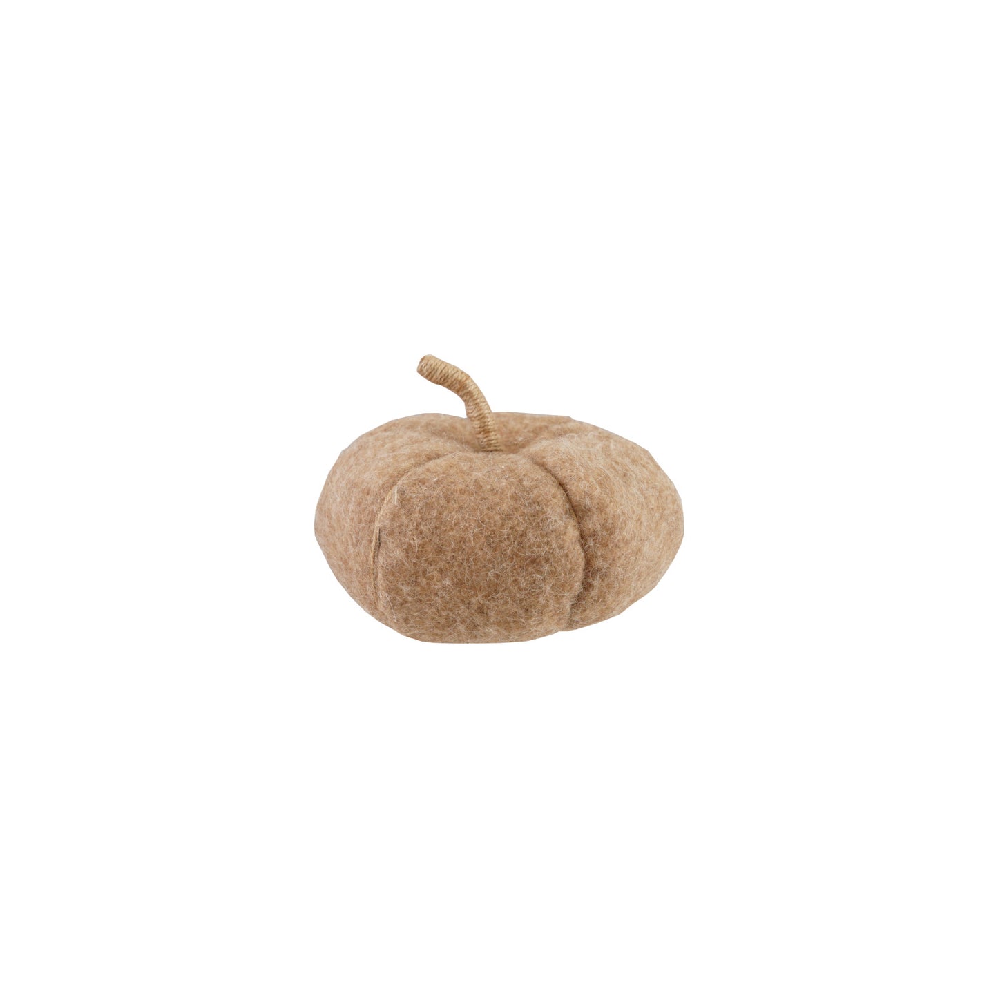 Felt Pumpkin with Jute Wrapped Stem