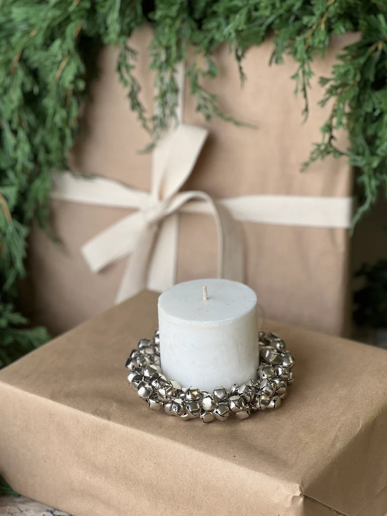 Jingle All the Way Candle Ring-Platinum