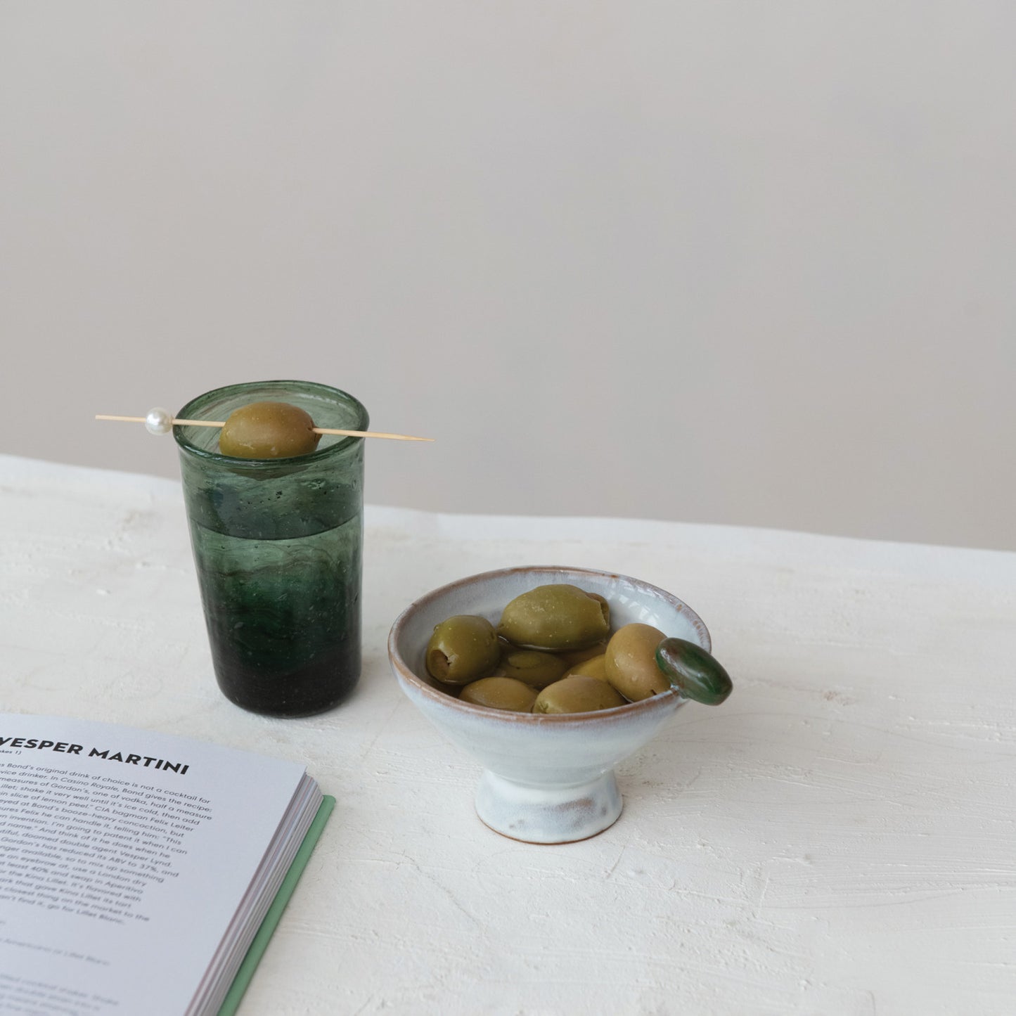 Olive Stoneware Bowl