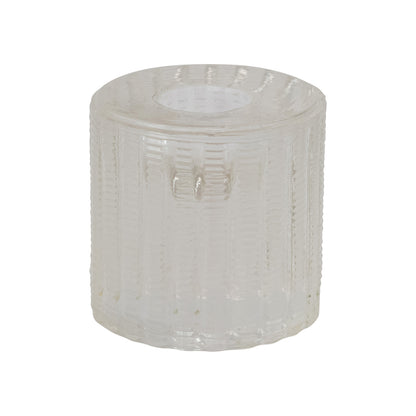 Cut Glass Taper Holder