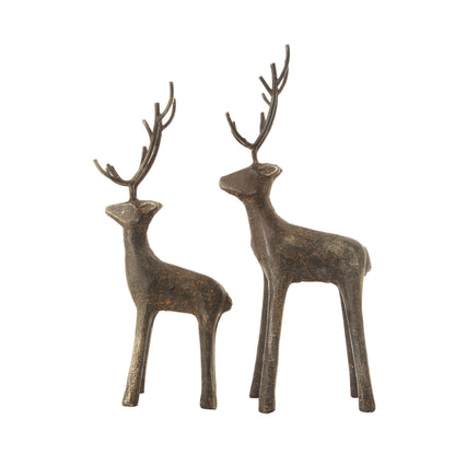 Cast Iron Standing Deer (2 sizes)