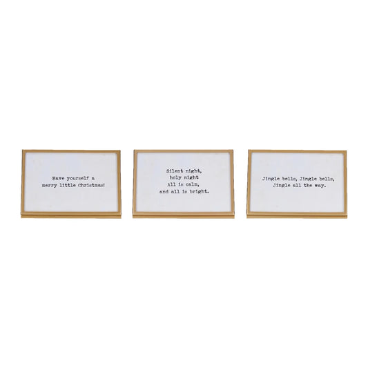 Brass Frame with Sayings 4X6”