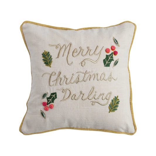 Merry Christmas Darling Pillow