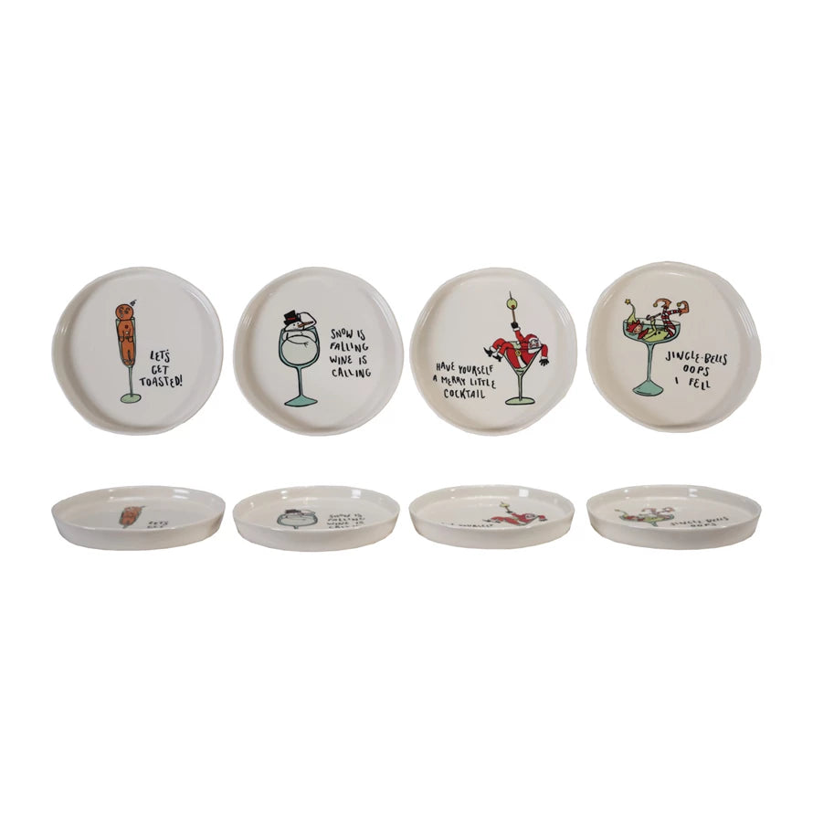 Tipsy Icon Stoneware Plates