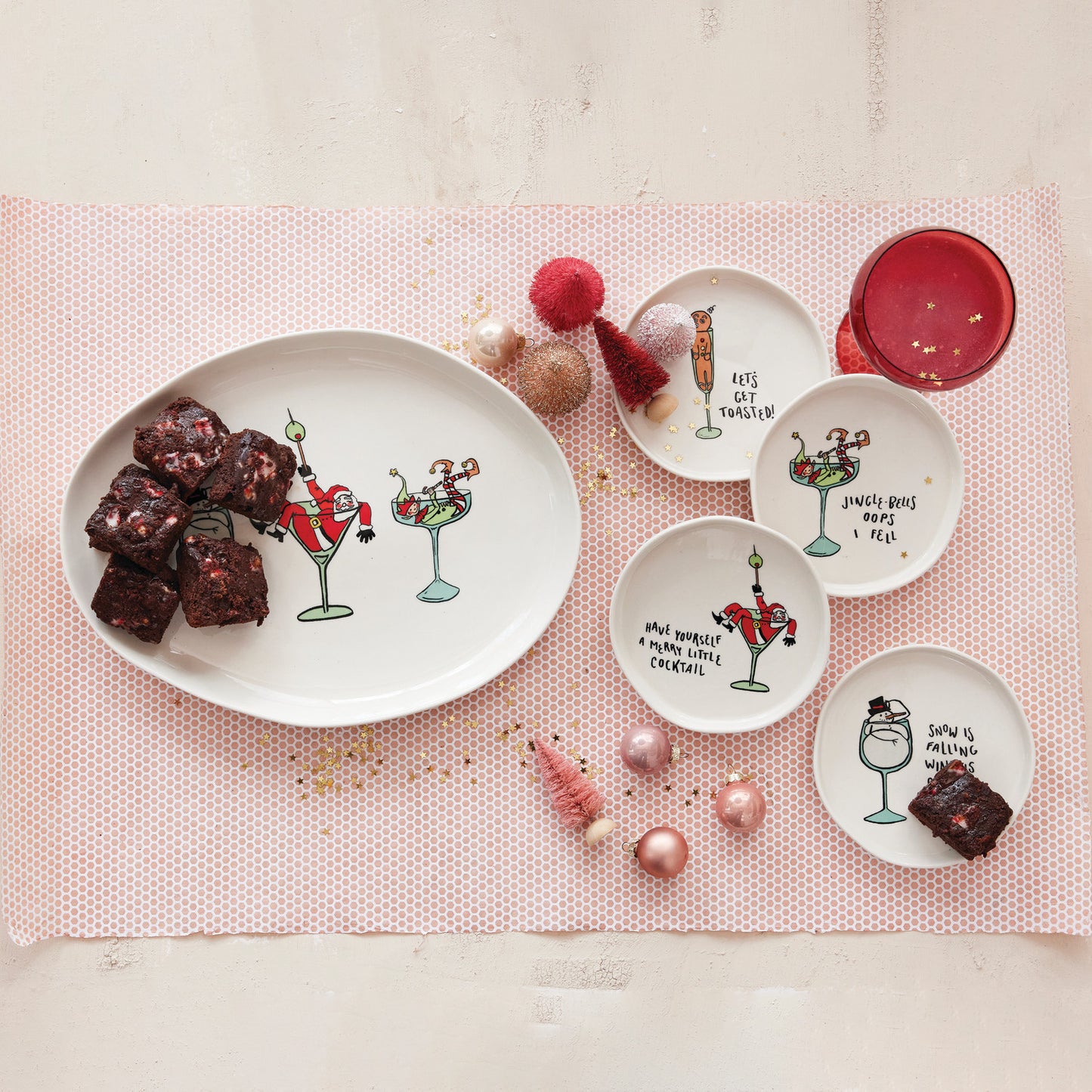 Holiday Icon Stoneware Platter