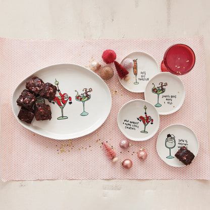 Holiday Icon Stoneware Platter