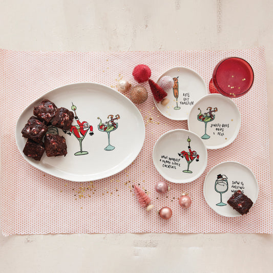 Holiday Icon Stoneware Platter