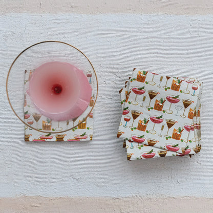 Merry and Bright Cocktail Napkins Set of 50