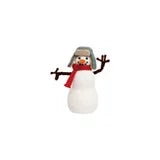 Wool Felt Snowman with Hat