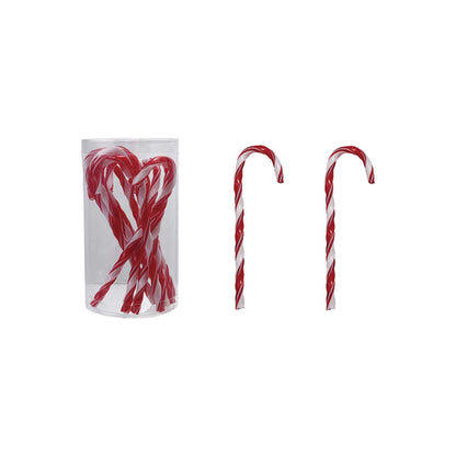Plastic Candy Cane Drink Stirrers (Set of 10)