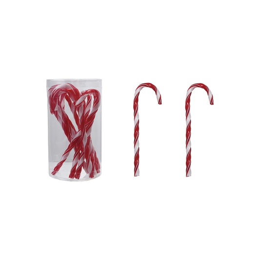Plastic Candy Cane Drink Stirrers (Set of 10)