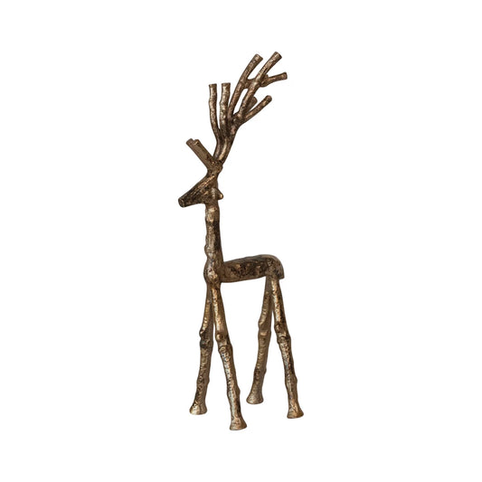 Antique Gold Twig Deer