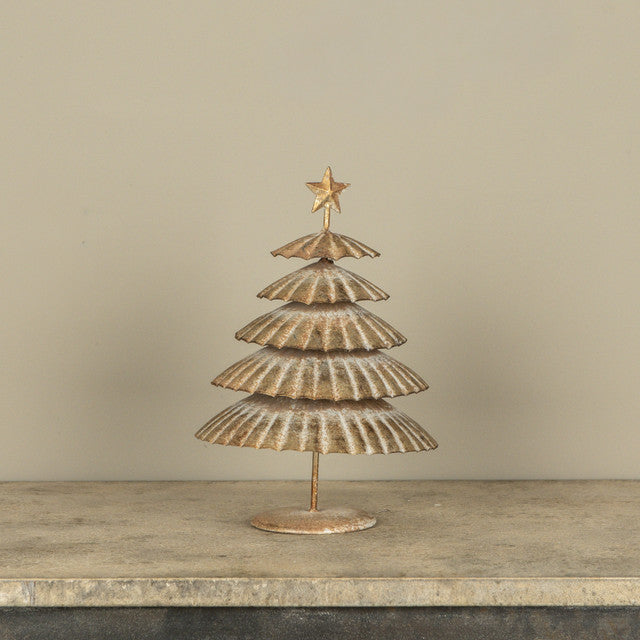 Aged Metal Layered Tree