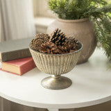 Grooved Glass Raised Bowl