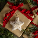 Embroidered Felt Star Ornament